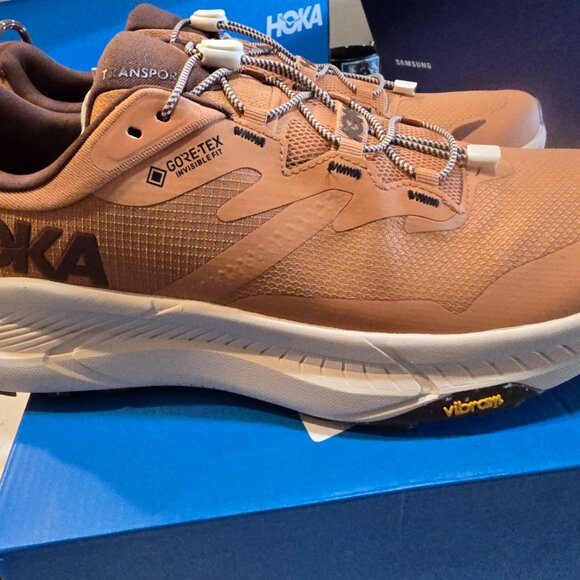 Hoka One One Transport GTX Mens Size 12D Running Shoes Brown Gore-Tex NEW - Picture 5 of 15